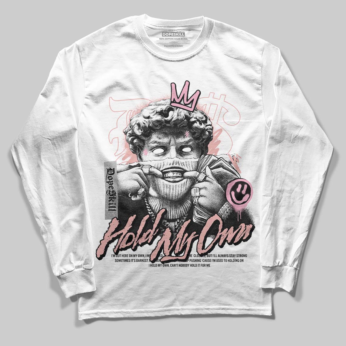 Rust Pink 1s 2025 DopeSkill Long Sleeve T-Shirt In My Way Graphic