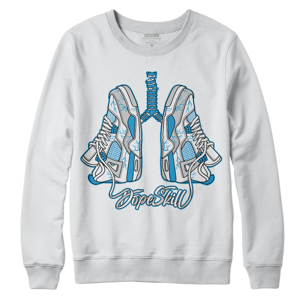 Military Blue 4s DopeSkill Sweatshirt Breathe Graphic