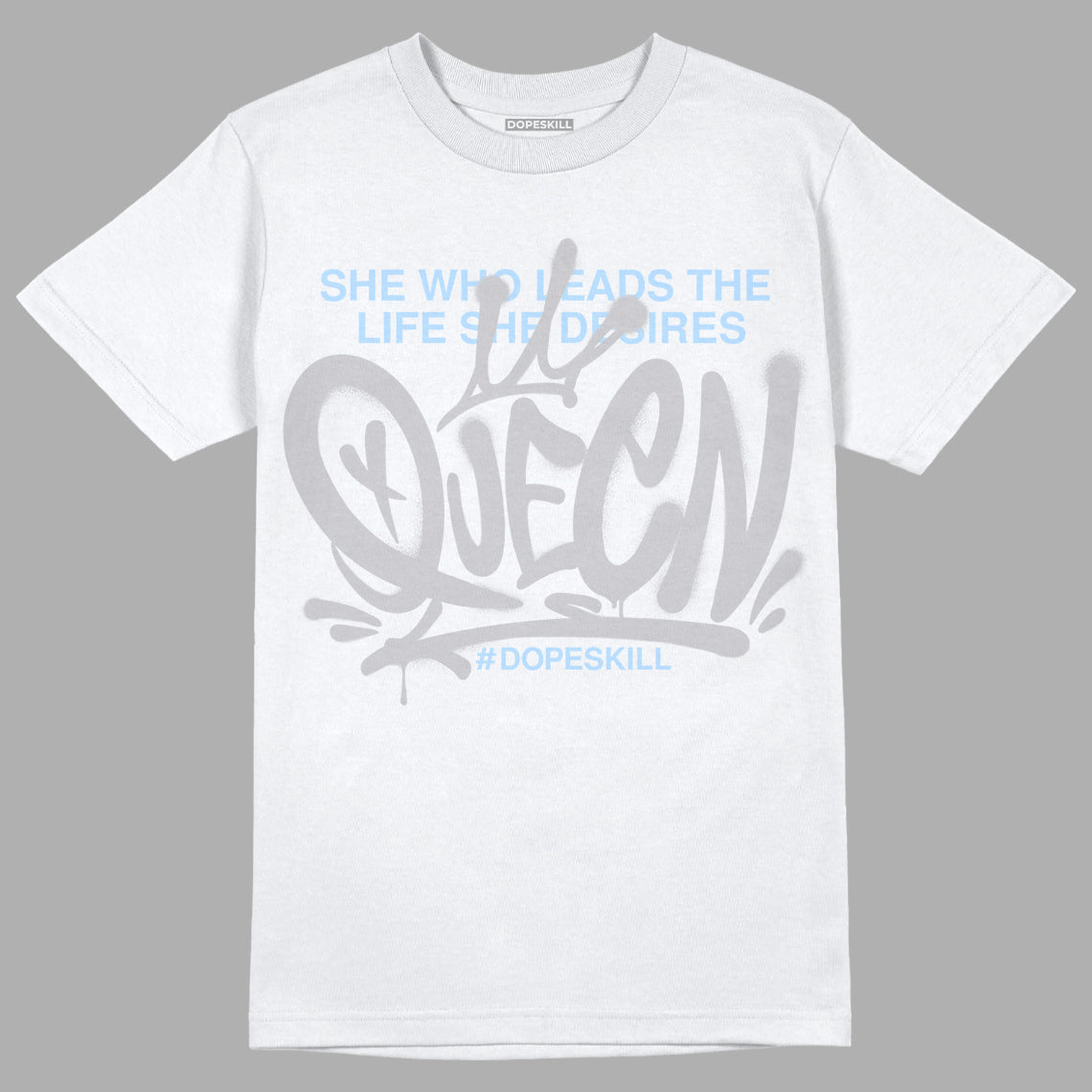 Cement Grey 11s DopeSkill T-Shirt Queen Graphic