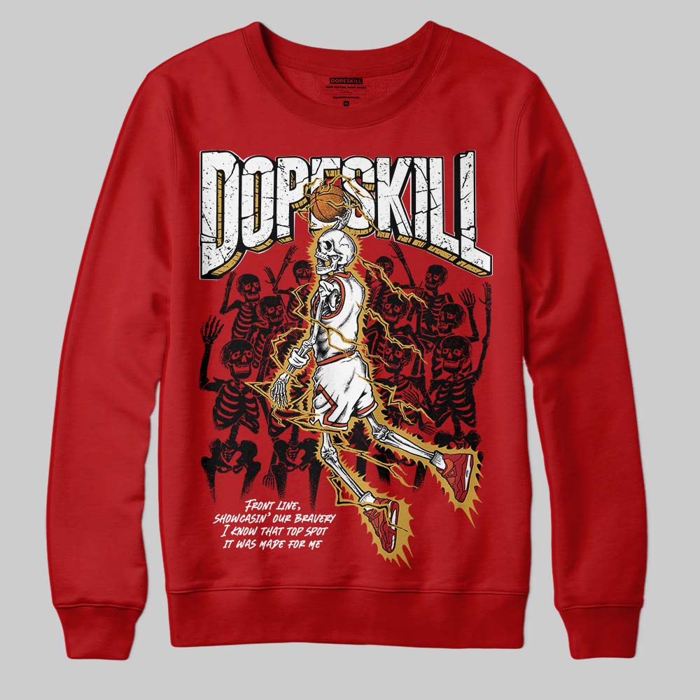 Brick By Brick 4s DopeSkill Sweatshirt Thunder Dunk Graphic