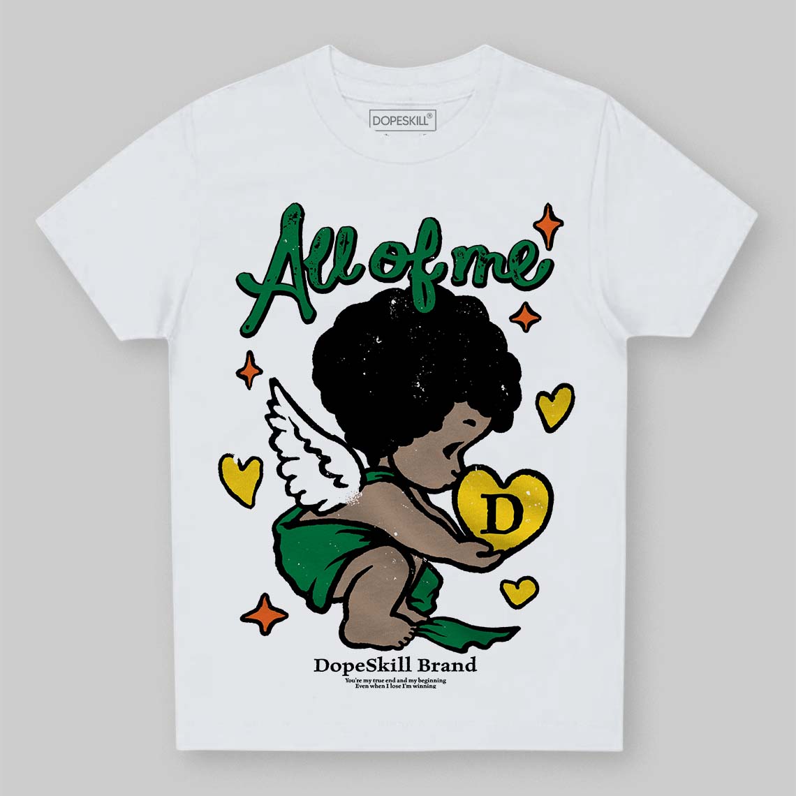 Green Collection DopeSkill Toddler Kids T-shirt All Of Me Graphic