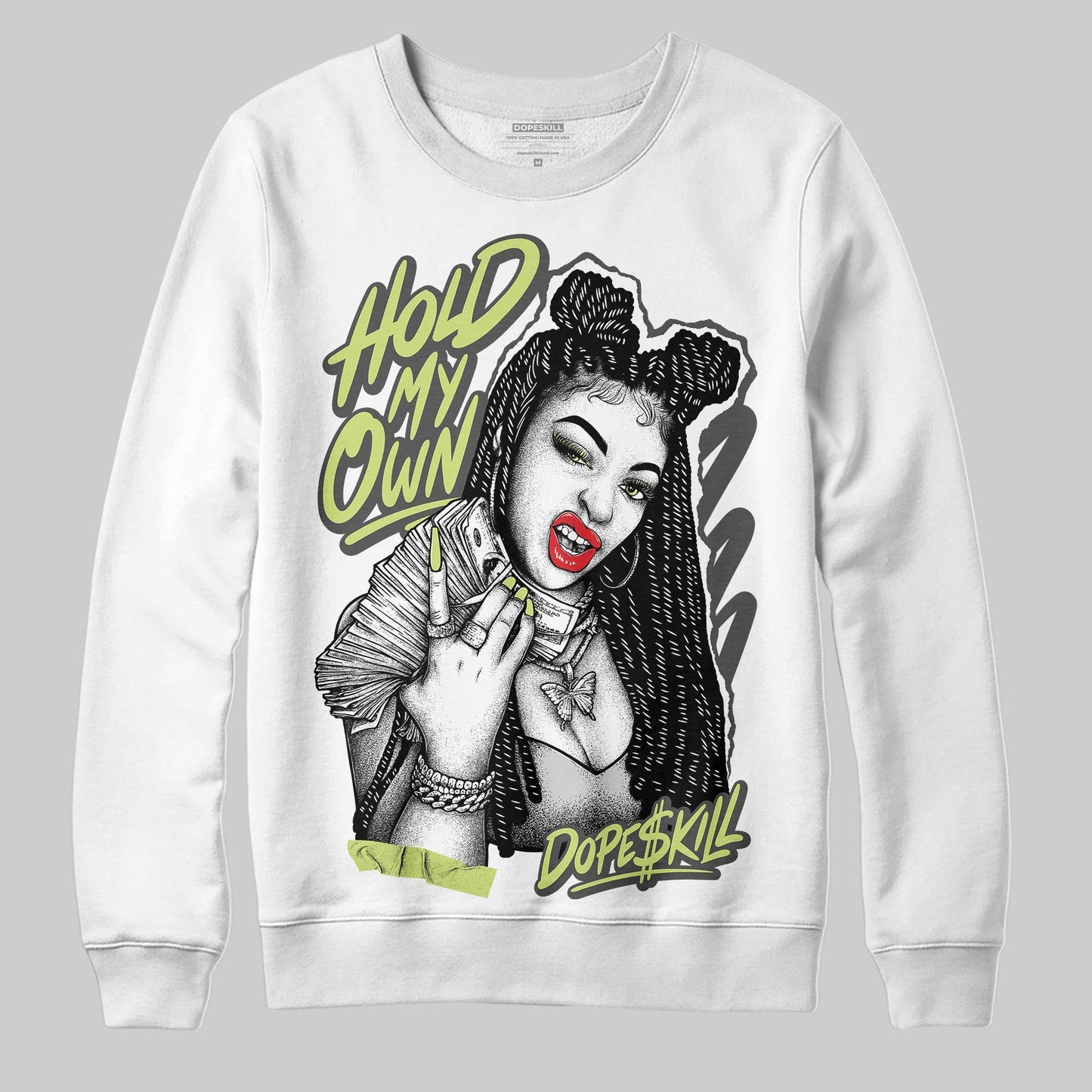 Light Lemon Twist 4s DopeSkill Sweatshirt New H.M.O Graphic