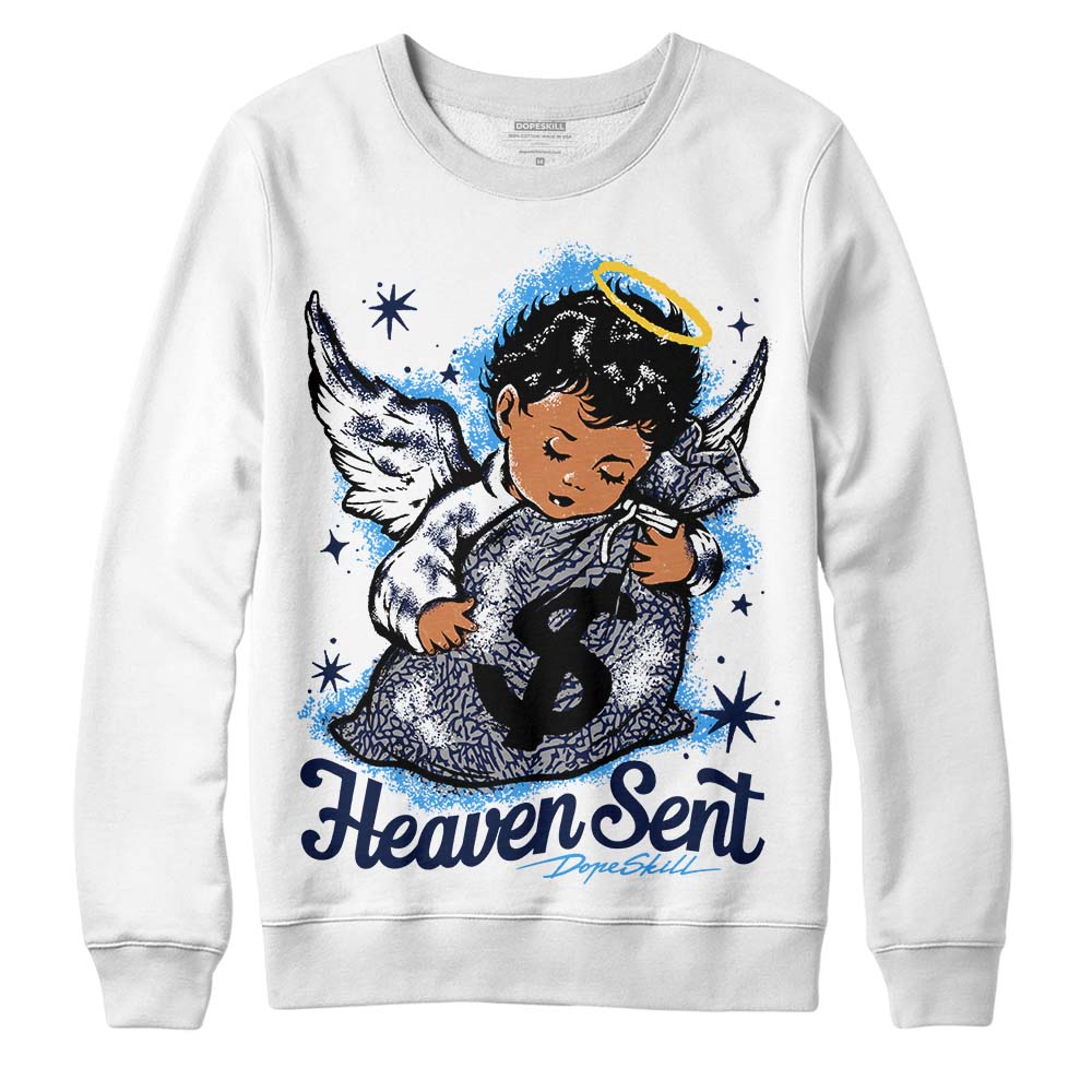 AJ Spizike White Obsidian DopeSkill Sweatshirt Heaven Sent Graphic