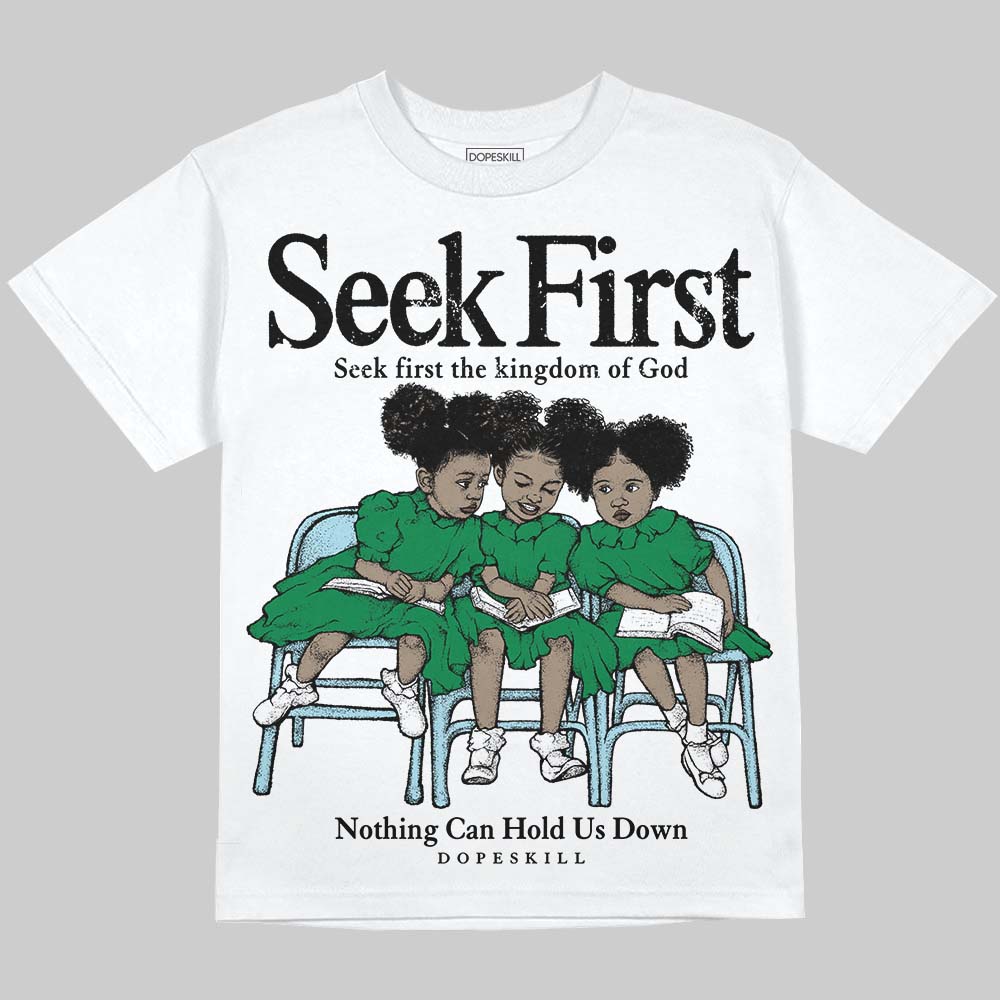 Lucky Green 5s DopeSkill Oversize Print T-Shirt New Seek First Graphic