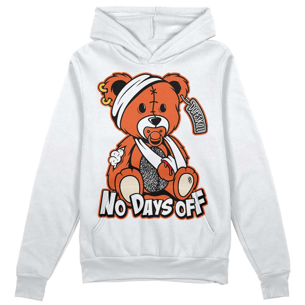 Georgia Peach 3s DopeSkill Hoodie Sweatshirt Hurt Bear Graphic