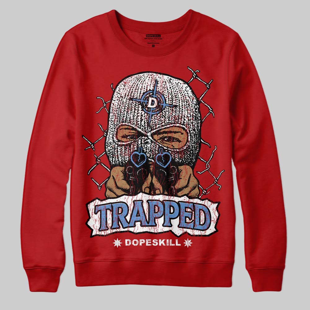 Cherry 11s DopeSkill Sweatshirt New Trapped Graphic