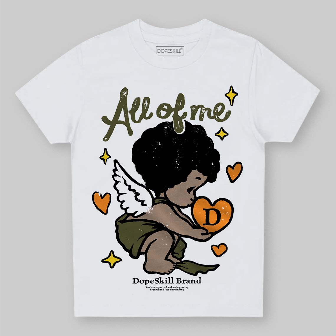 Olive Collection DopeSkill Toddler Kids T-shirt All Of Me Graphic