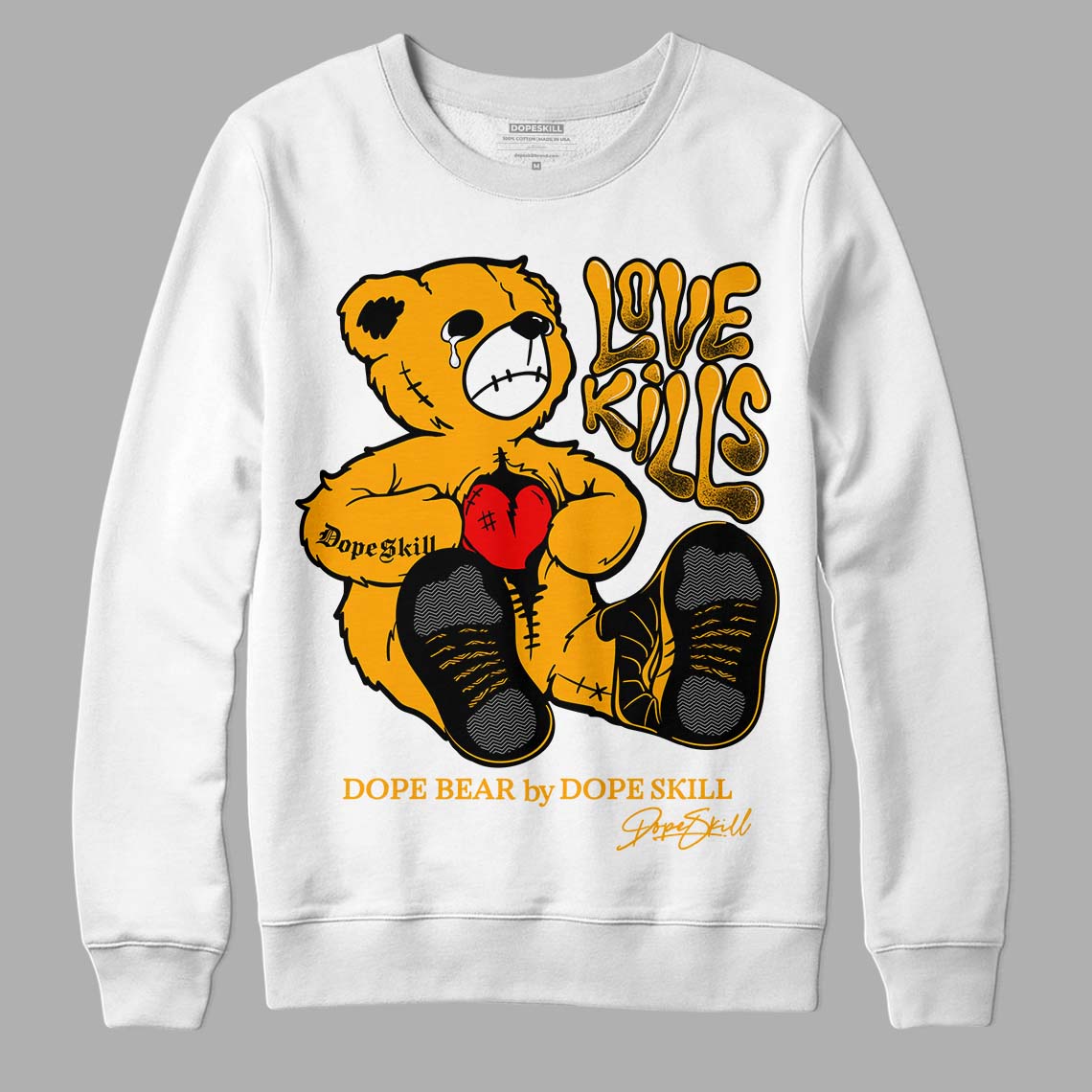 Black Taxi 12s DopeSkill Sweatshirt Love Kills Graphic