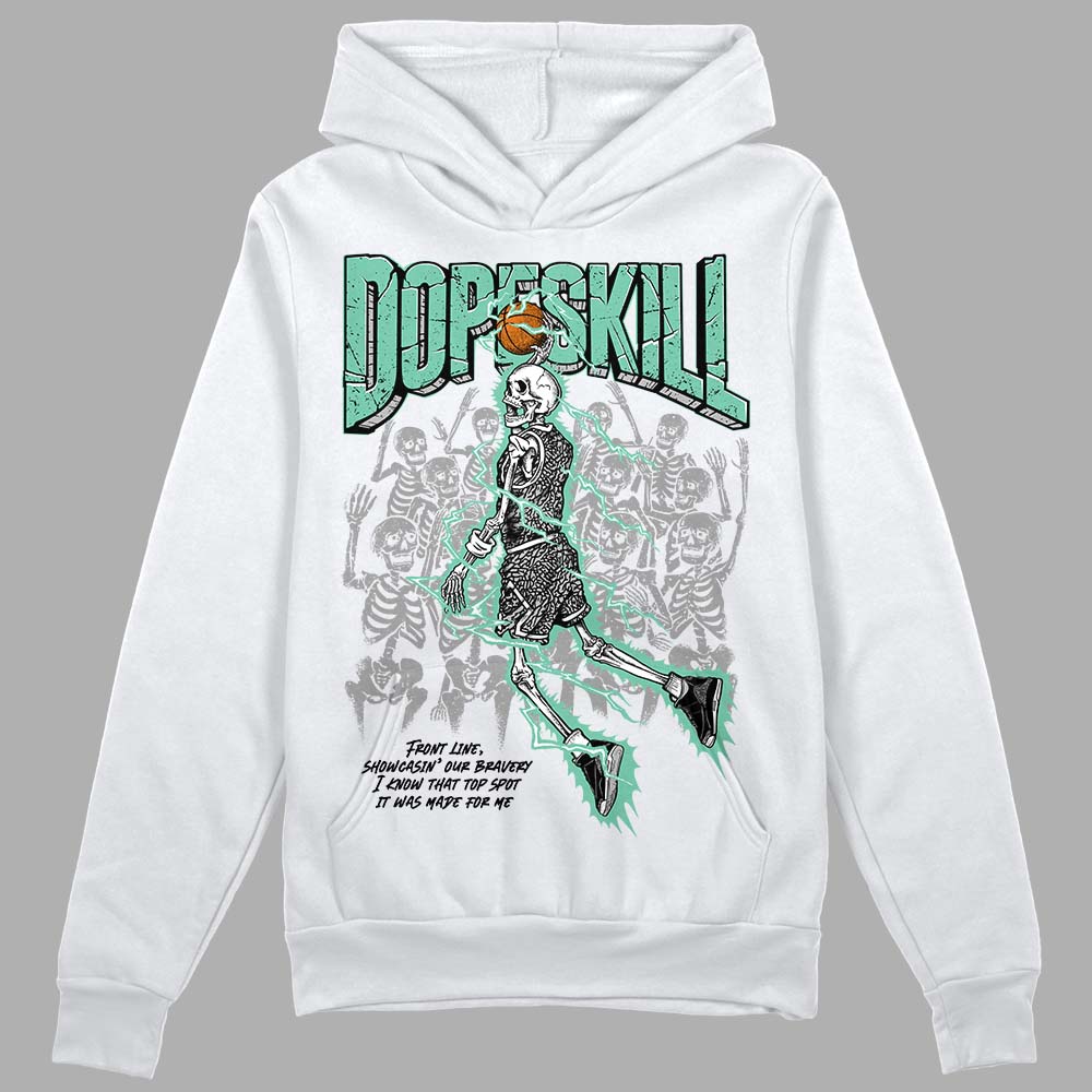 Green Glow 3s DopeSkill Hoodie Sweatshirt Thunder Dunk Graphic
