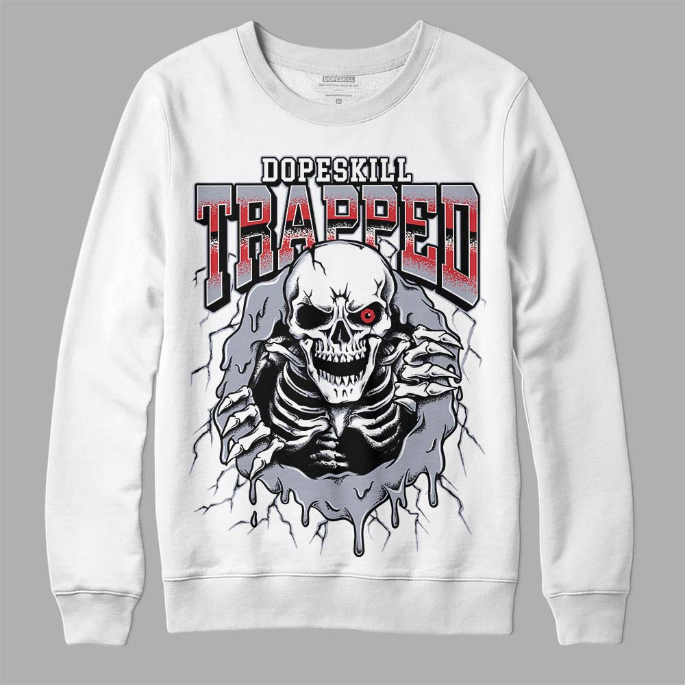 Bred Reimagined 4s DopeSkill Sweatshirt Trapped Halloween Graphic