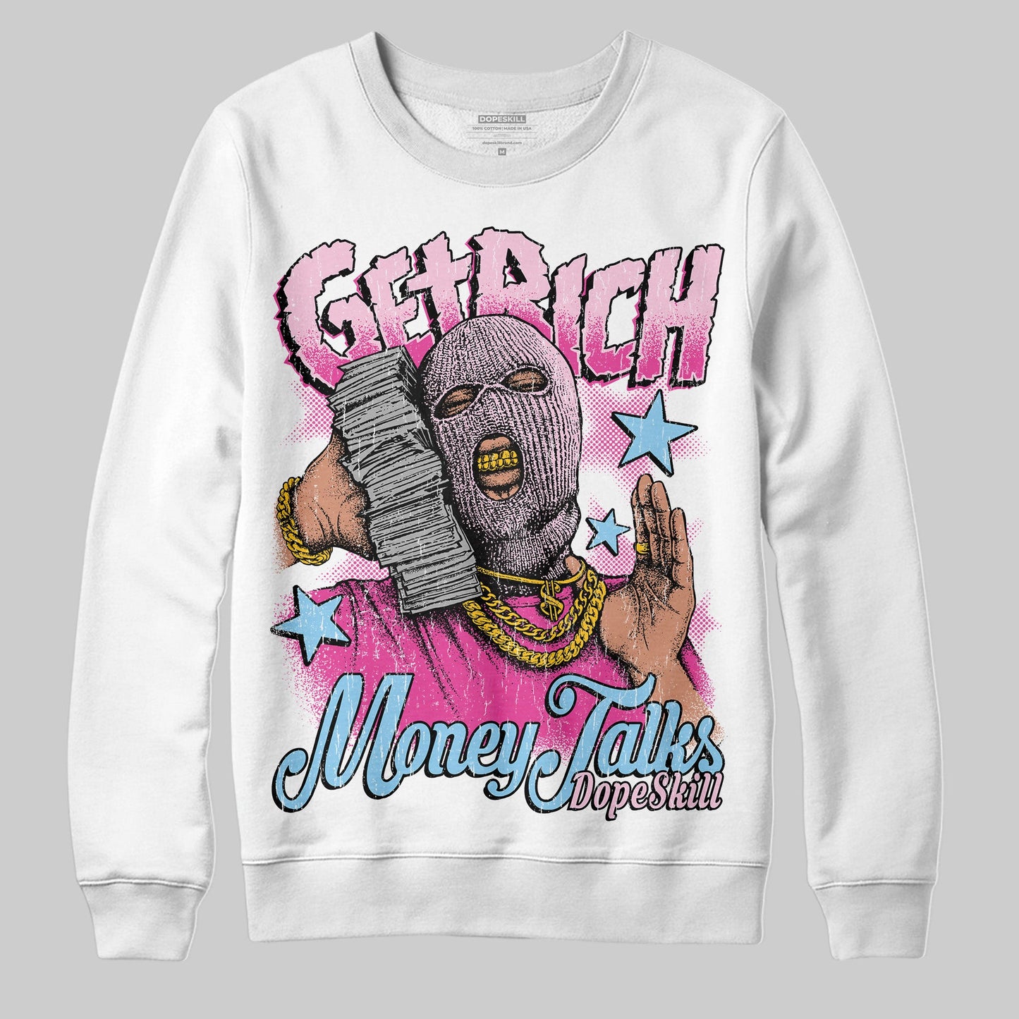 Doernbecher 6s DopeSkill Sweatshirt Get Rich Graphic