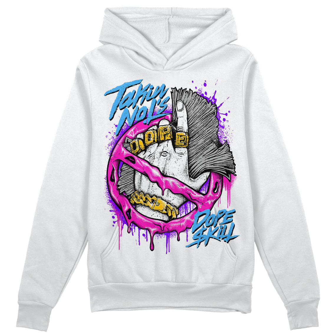Dunk Low Active Fuchsia DopeSkill Hoodie Sweatshirt Takin No L's Graphic