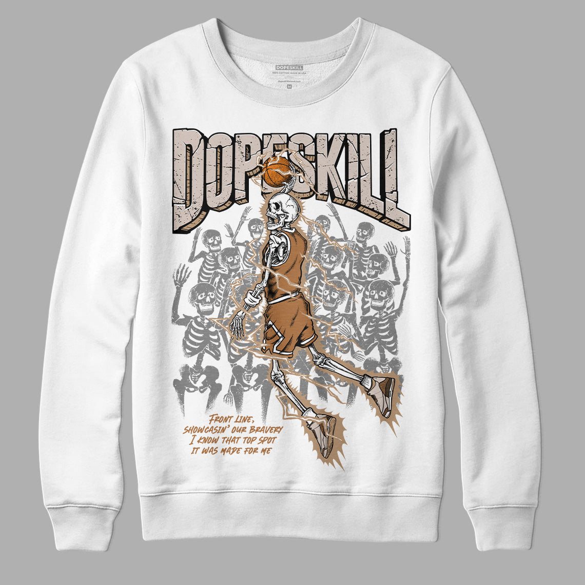 Palomino 3s DopeSkill Sweatshirt Thunder Dunk Graphic