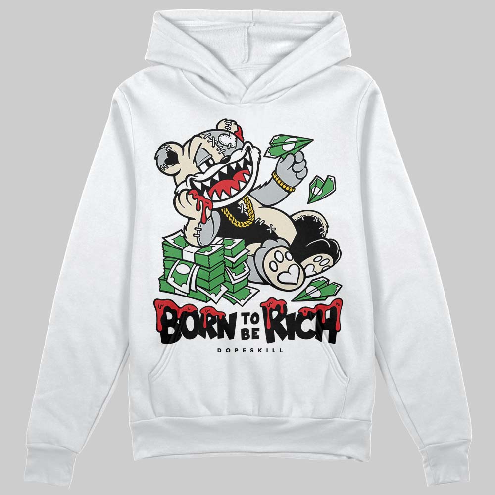 Reverse Metallic 5s DopeSkill Hoodie Sweatshirt Born To Be Rich Graphic
