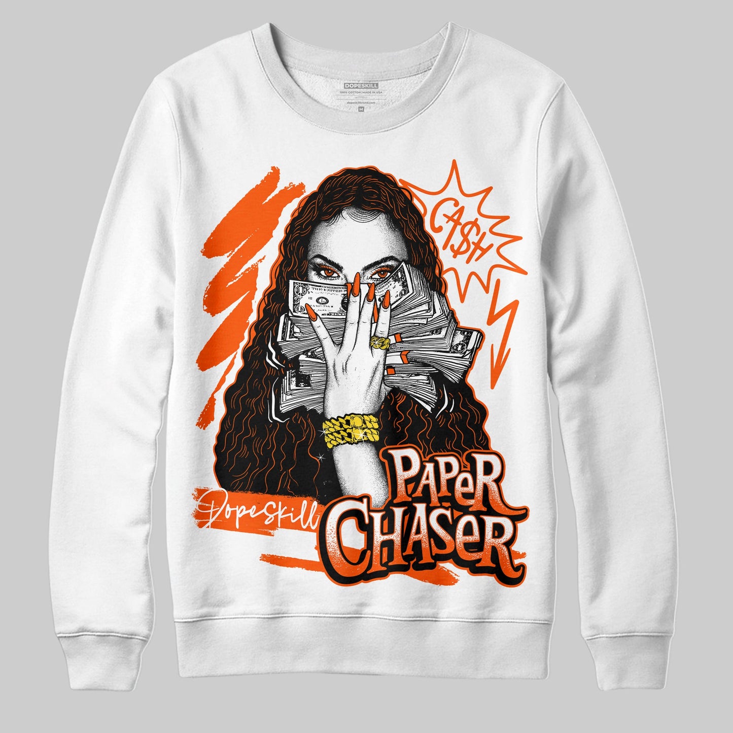 Orange Milk DopeSkill Sweatshirt NPC Graphic