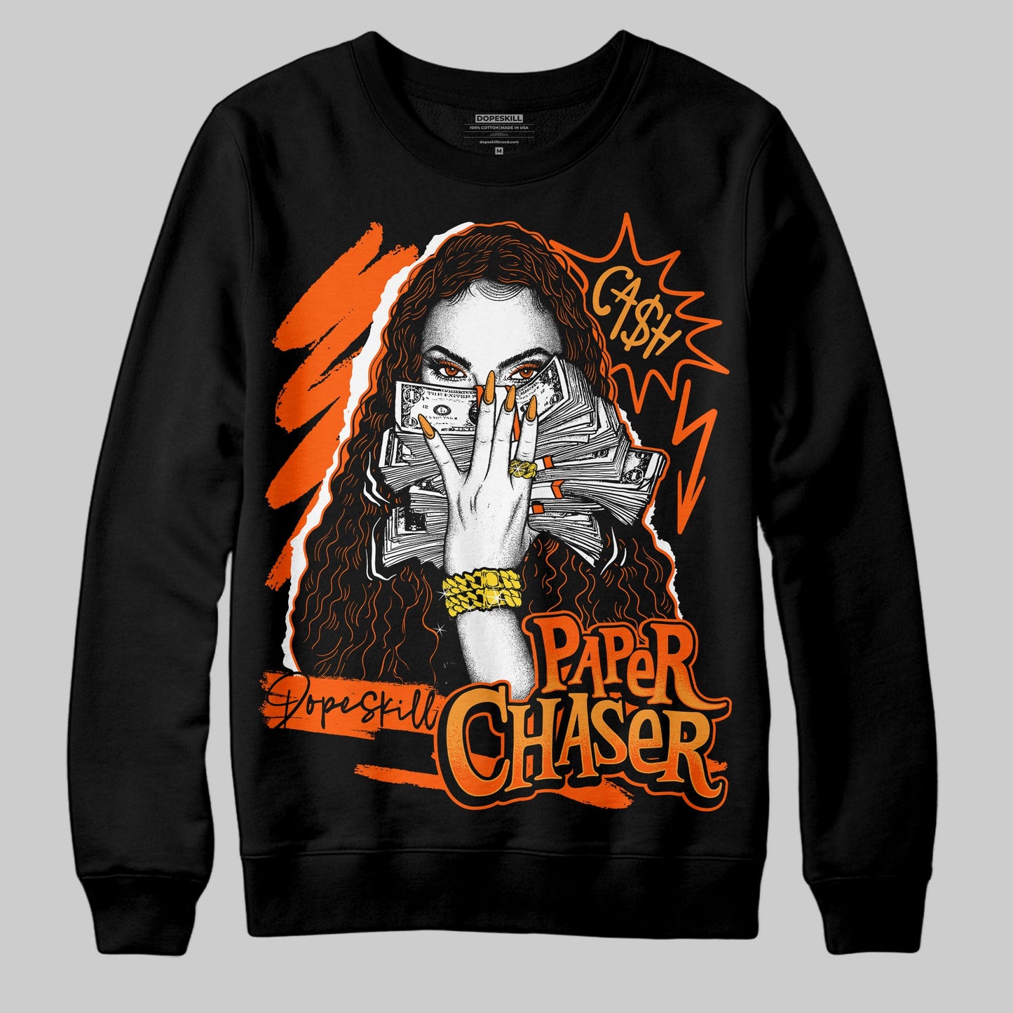 Brilliant Orange 12s DopeSkill Sweatshirt NPC Graphic