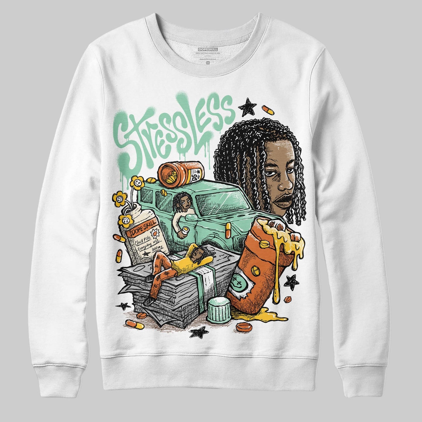 SB Dunk “Rodeo” DopeSkill Sweatshirt Stressless Graphic
