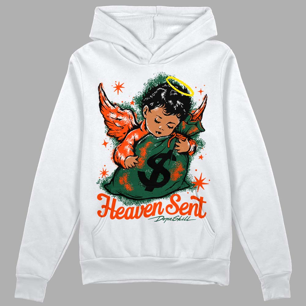 Dunk Team Dark Green Orange DopeSkill Hoodie Sweatshirt Heaven Sent Graphic