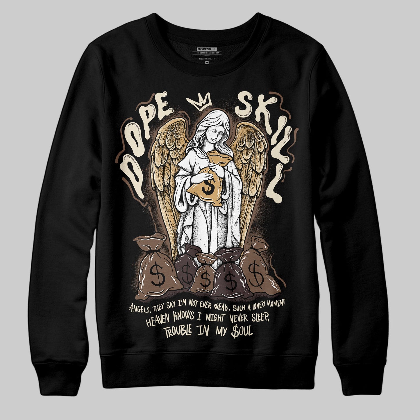 Earth 5s DopeSkill Sweatshirt Angels Graphic