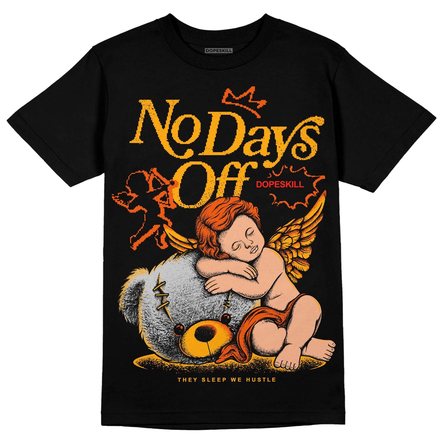 Black Taxi 12s DopeSkill T-Shirt New No Days Off Graphic