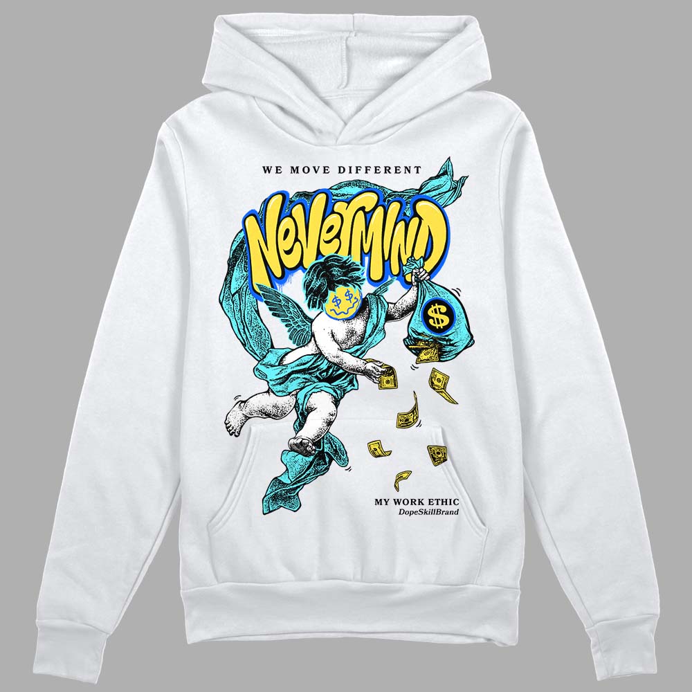 Aqua 5s DopeSkill Hoodie Sweatshirt Nevermind Graphic