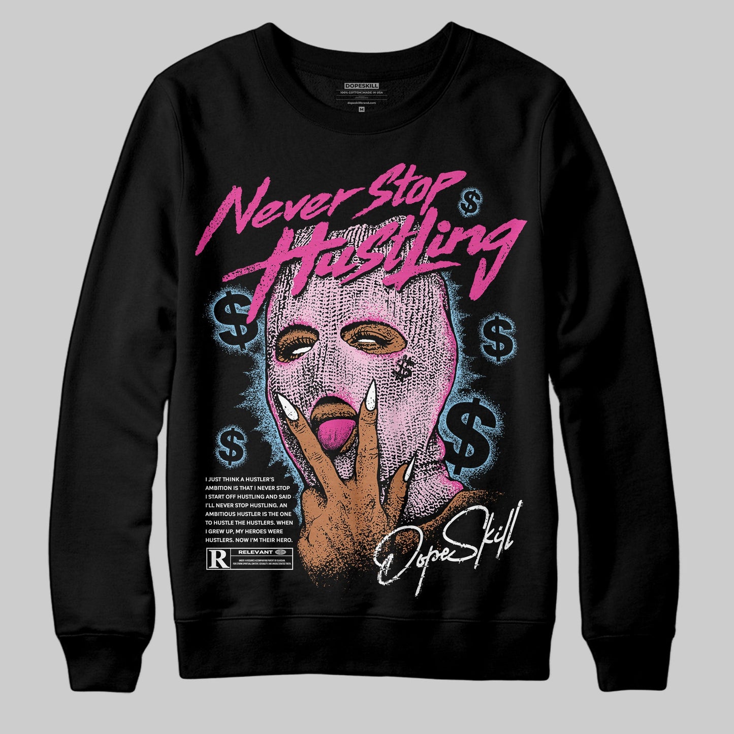 Doernbecher 6s DopeSkill Sweatshirt Never Stop Hustling Graphic