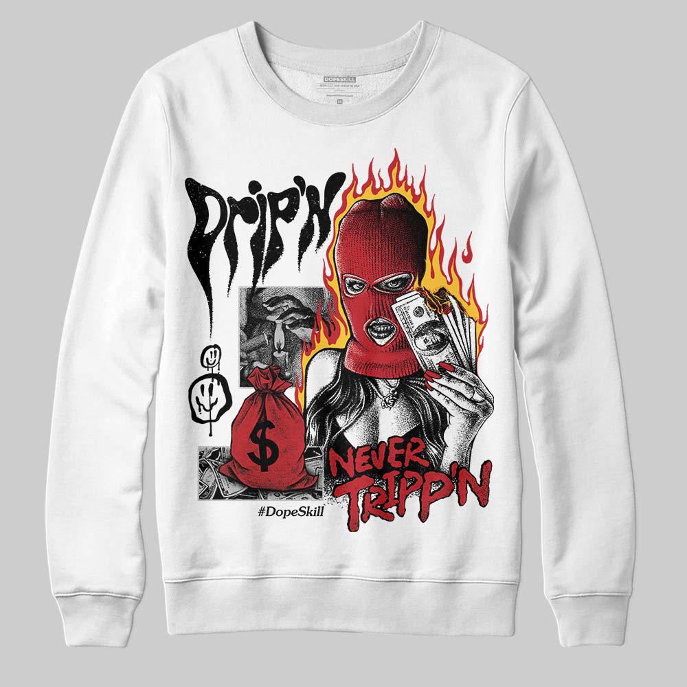 Ferrari 14s DopeSkill Sweatshirt Drip'n Never Tripp'n Graphic