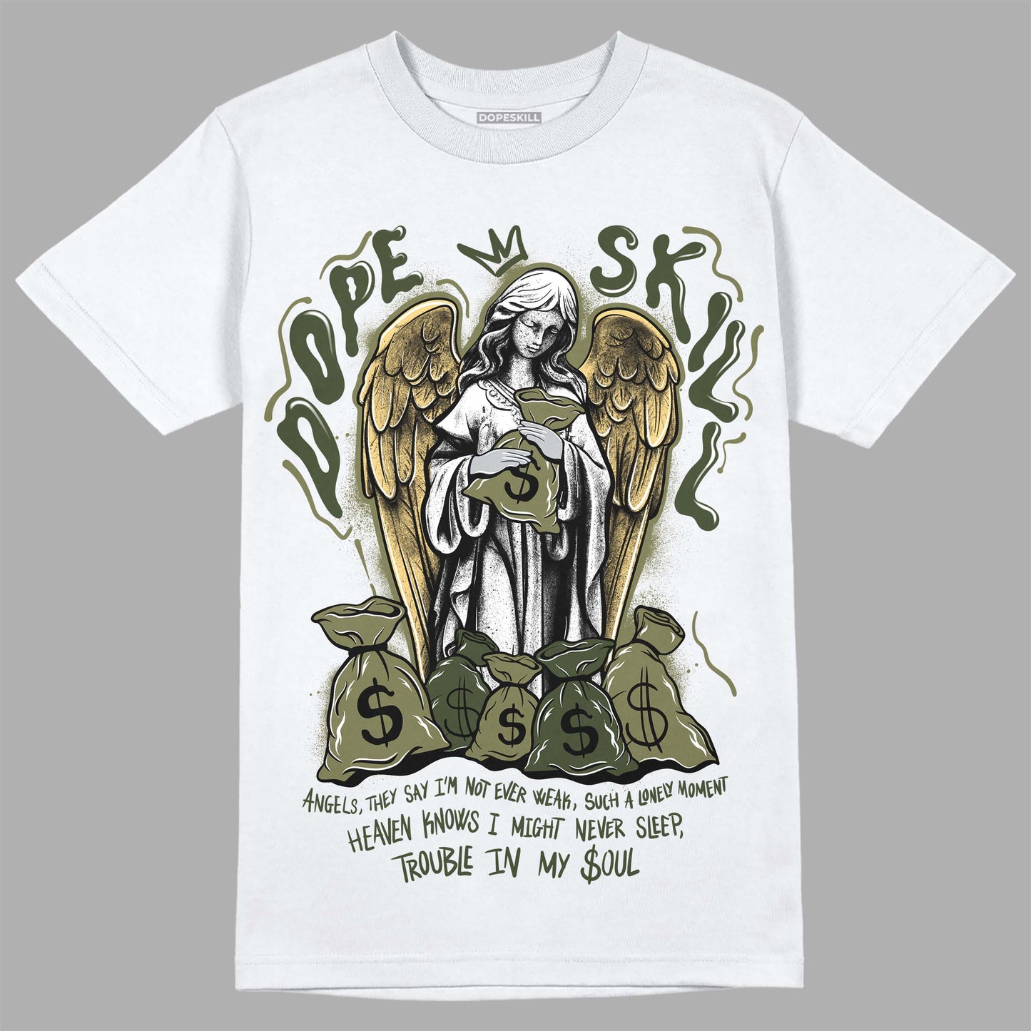 Craft Olive 4s DopeSkill T-Shirt Angels Graphic