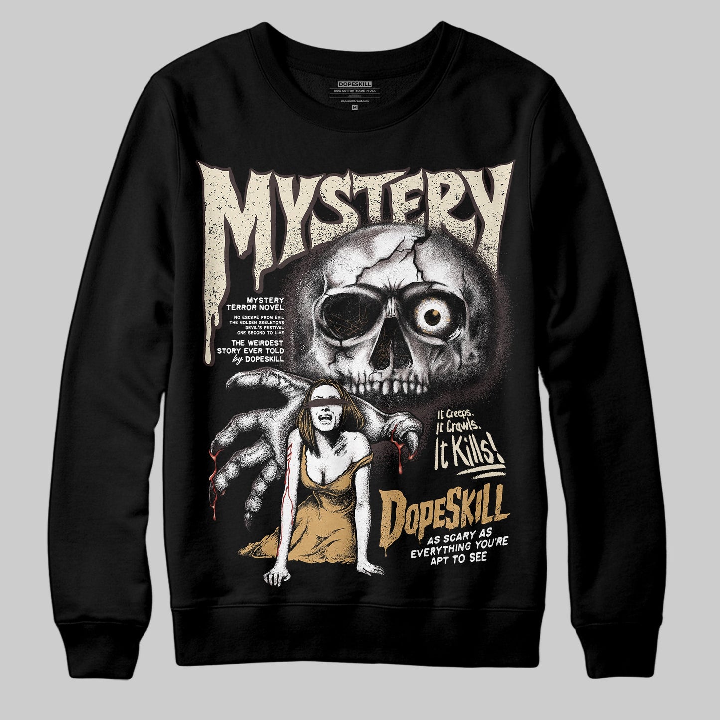 Earth 5s DopeSkill Sweatshirt Mystery Ghostly Grasp Graphic