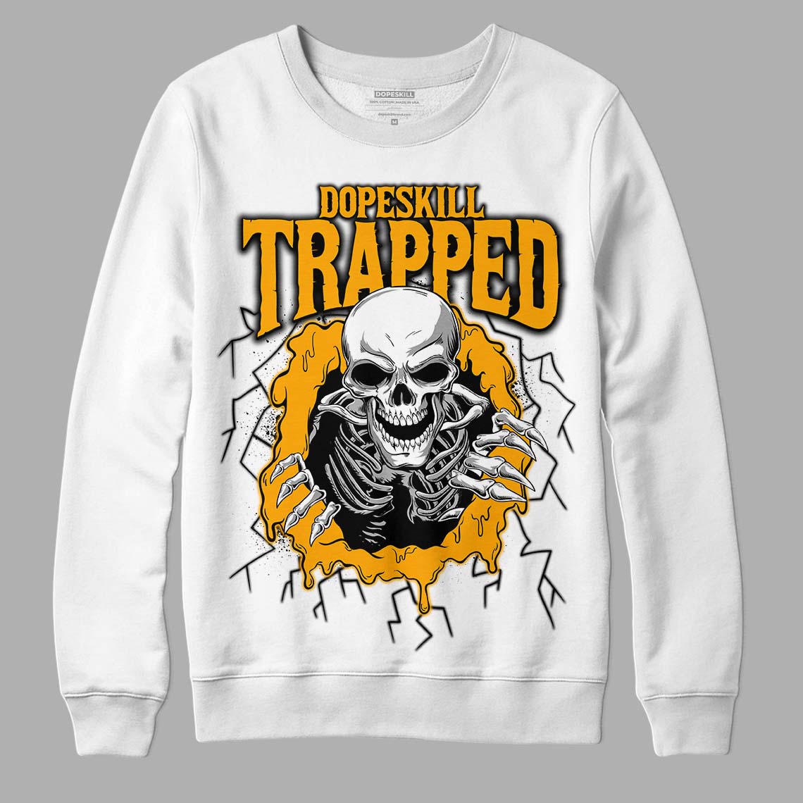 Black Taxi 12s DopeSkill Sweatshirt Trapped Halloween Graphic