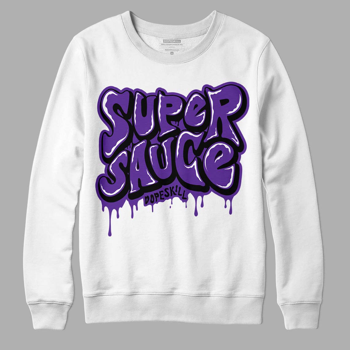 PURPLE Collection DopeSkill Sweatshirt Super Sauce Graphic
