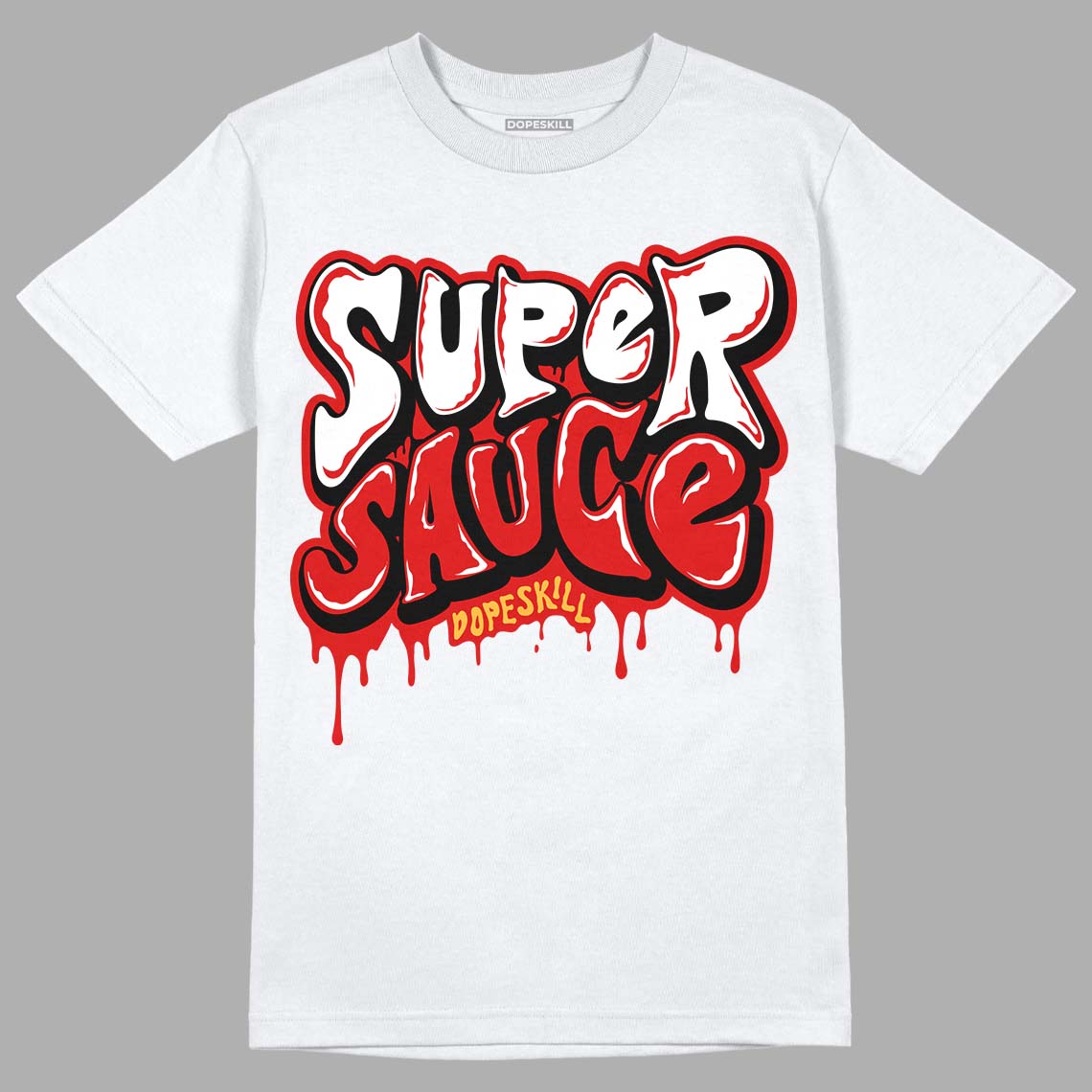 Dunk Low Gym Red DopeSkill T-Shirt Super Sauce Graphic