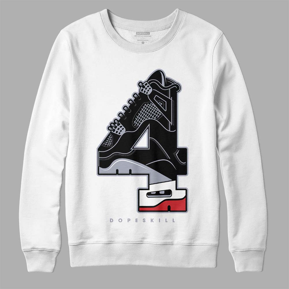 Bred Reimagined 4s DopeSkill Sweatshirt No.4 Graphic