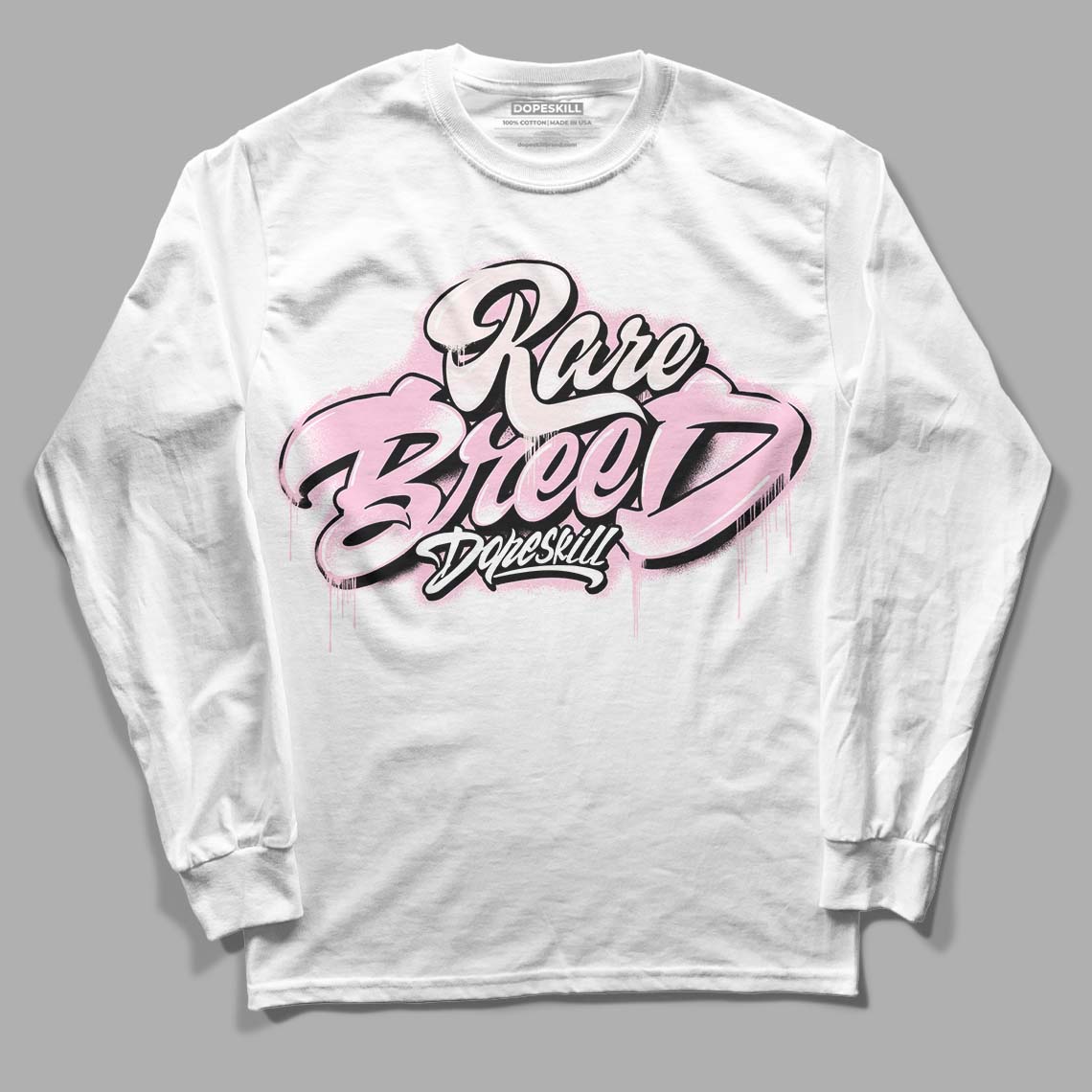 Dunk Low Pink Foam DopeSkill Long Sleeve T-Shirt Rare Breed Type Graphic
