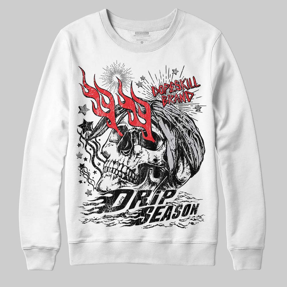 Grey Collection DopeSkill Sweatshirt Drip Season Graphic