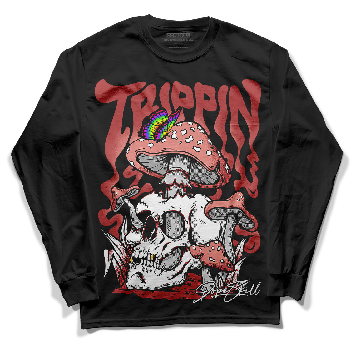Dune Red 13s DopeSkill Long Sleeve T-Shirt Trippin Graphic