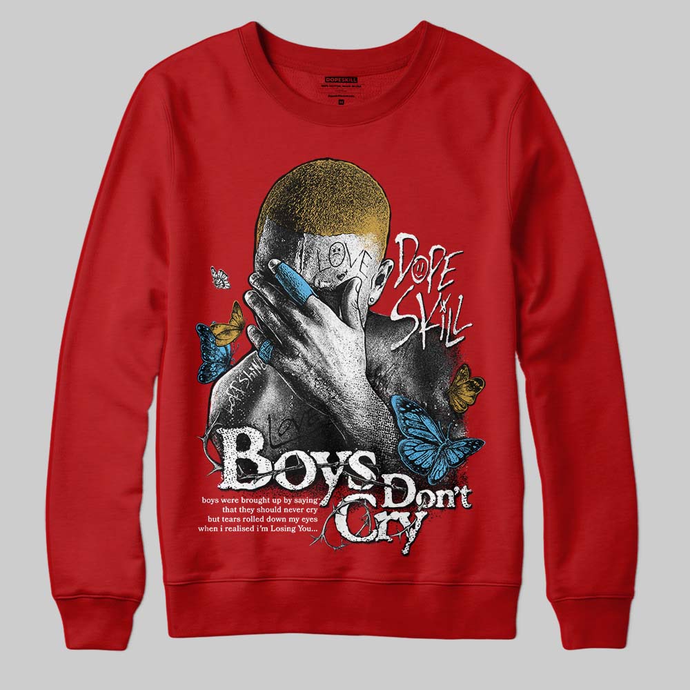 Brick By Brick 4s DopeSkill Sweatshirt Boys Don't Cry Graphic