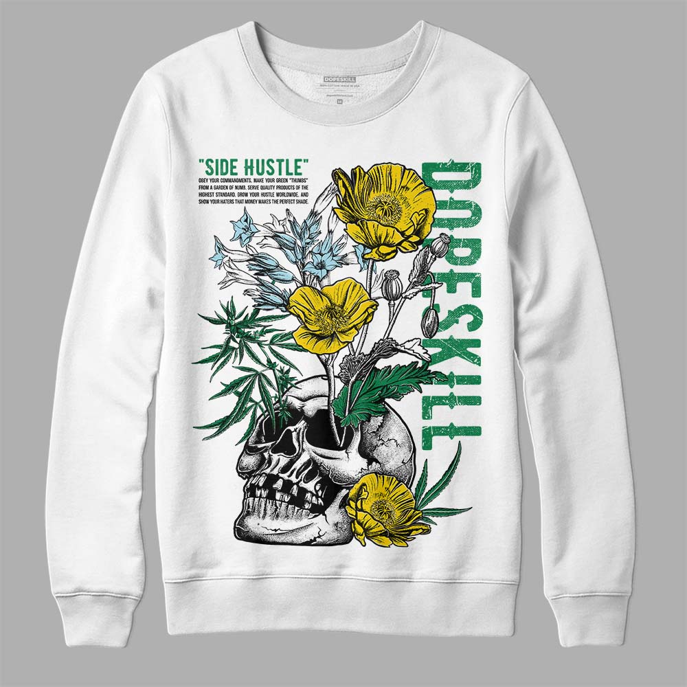 Lucky Green 5s DopeSkill Sweatshirt Side Hustle Graphic