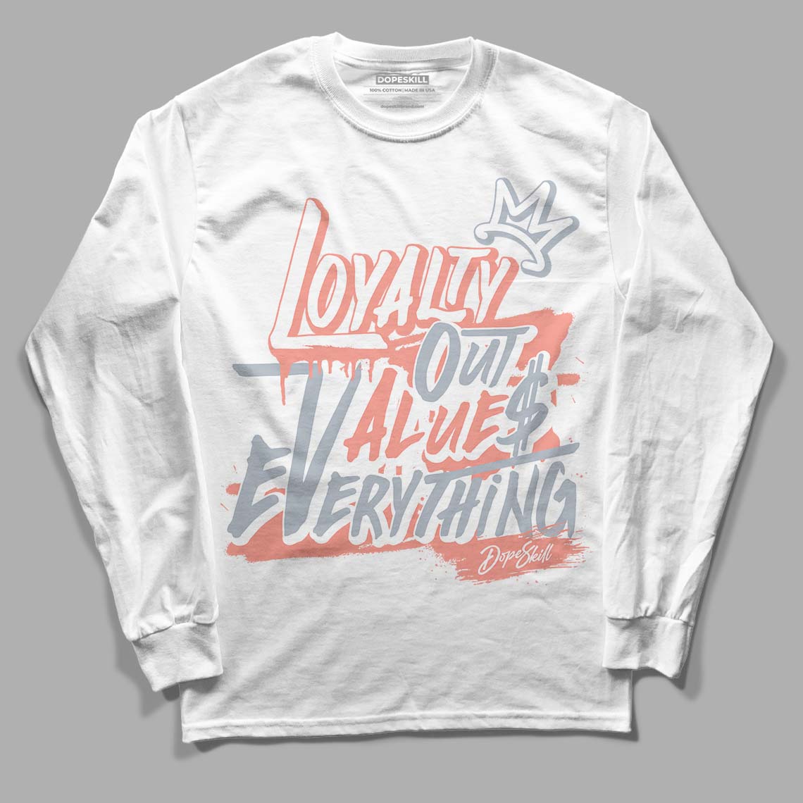 Crimson Bliss 5s DopeSkill Long Sleeve T-Shirt LOVE Graphic