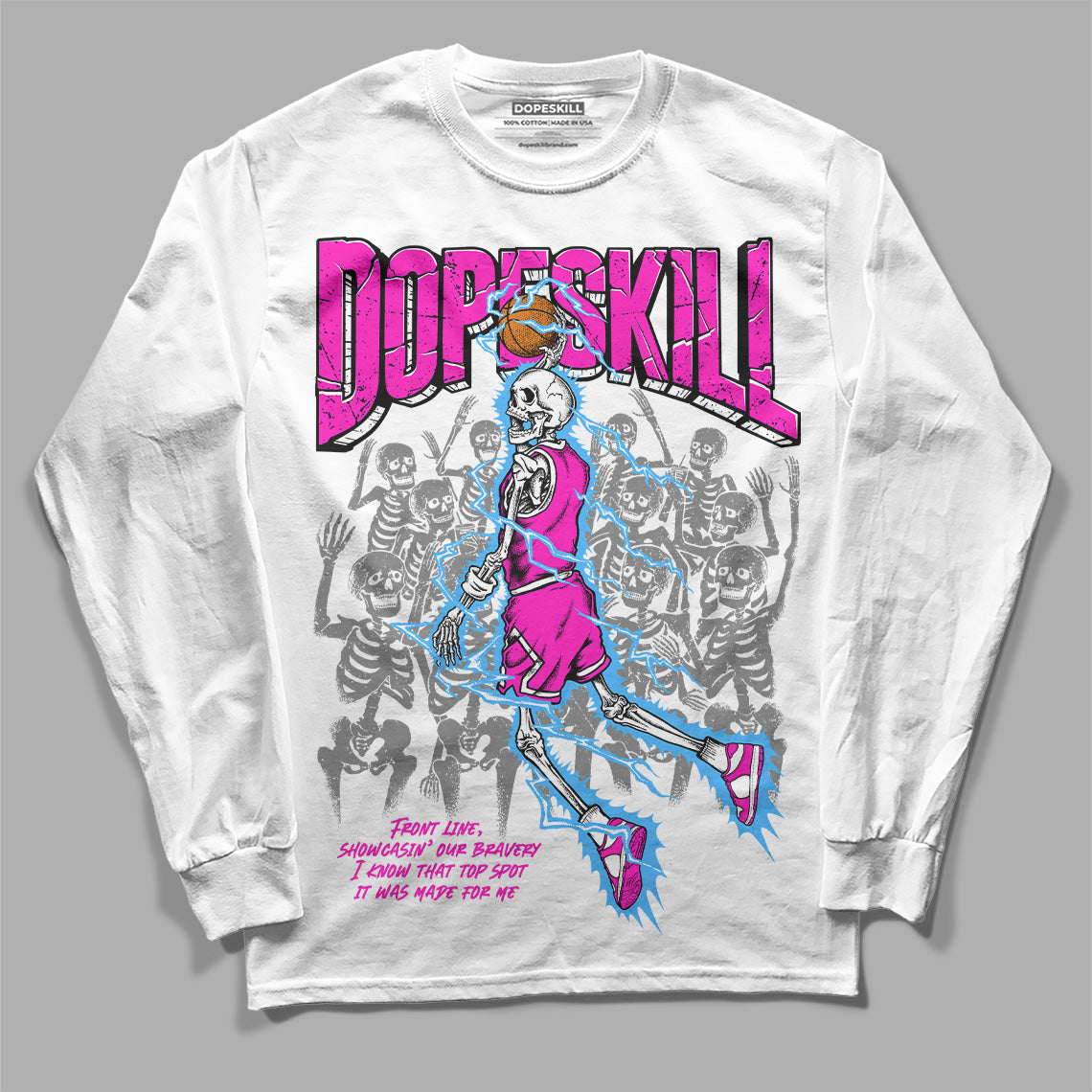 Dunk Low Active Fuchsia DopeSkill Long Sleeve T-Shirt Thunder Dunk Graphic