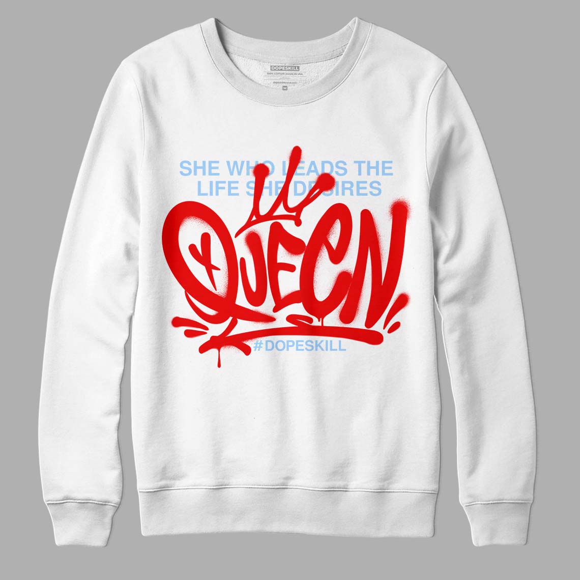 Cherry 11s DopeSkill Sweatshirt Queen Graphic