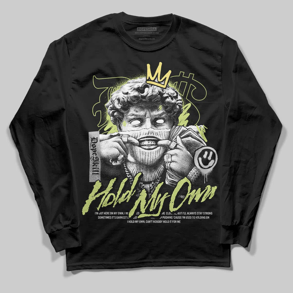 Light Lemon Twist 4s DopeSkill Long Sleeve T-Shirt In My Way Graphic