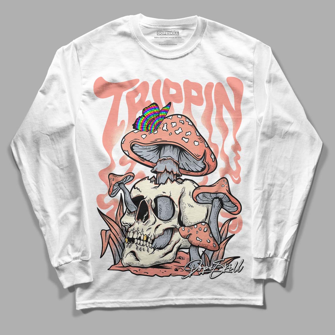 Crimson Bliss 5s DopeSkill Long Sleeve T-Shirt Trippin Graphic