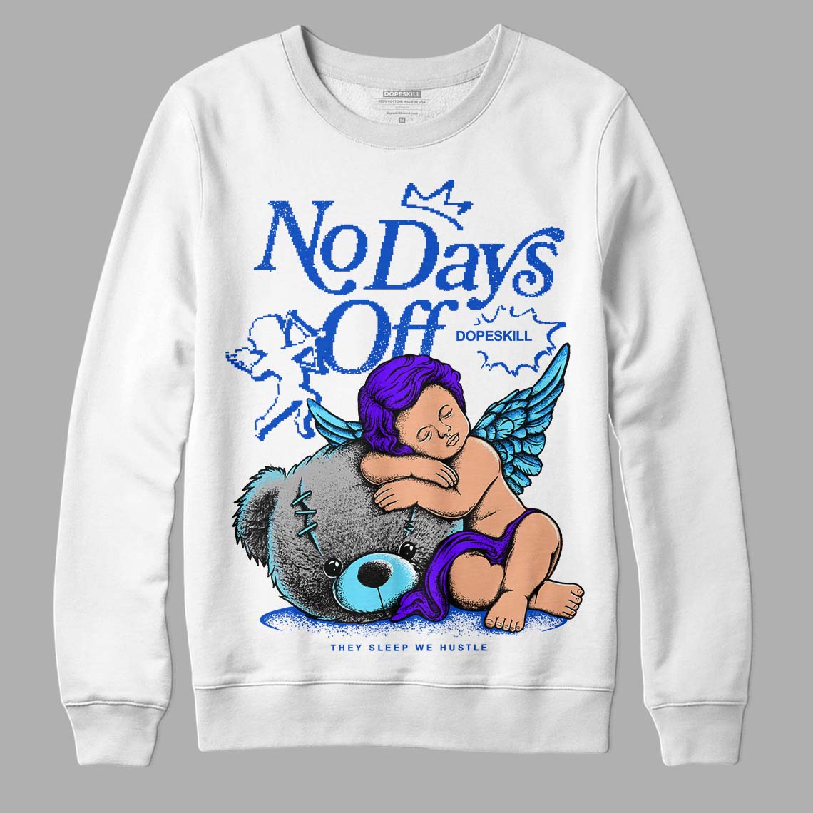SB Dunk Argon DopeSkill Sweatshirt New No Days Off Graphic