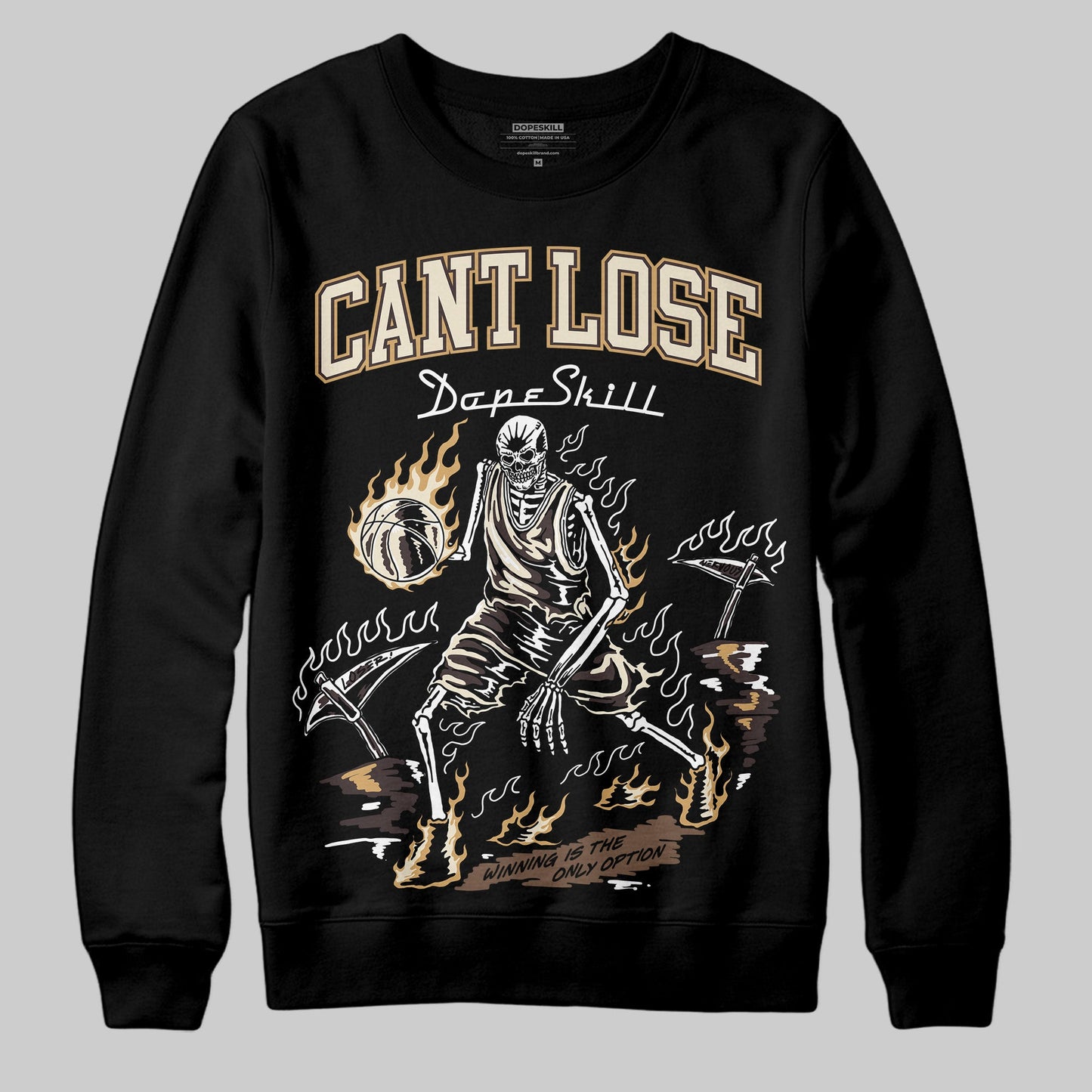 Earth 5s DopeSkill Sweatshirt Cant Lose Graphic