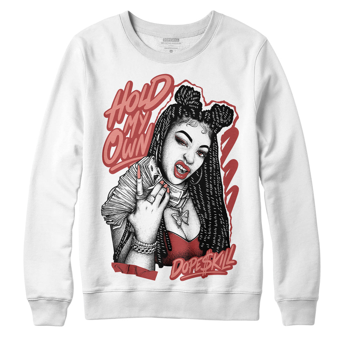 Dune Red 13s DopeSkill Sweatshirt New H.M.O Graphic
