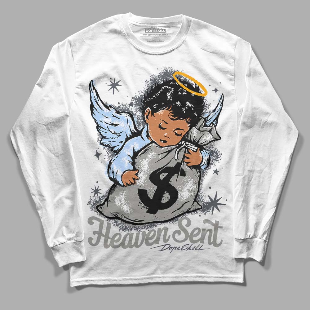 Cool Grey 11s DopeSkill Long Sleeve T-Shirt Heaven Sent Graphic