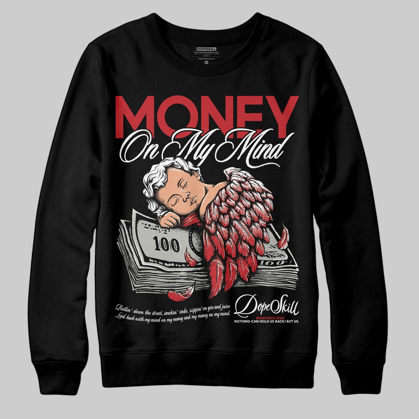 Bred 11s DopeSkill Sweatshirt MOMM Graphic