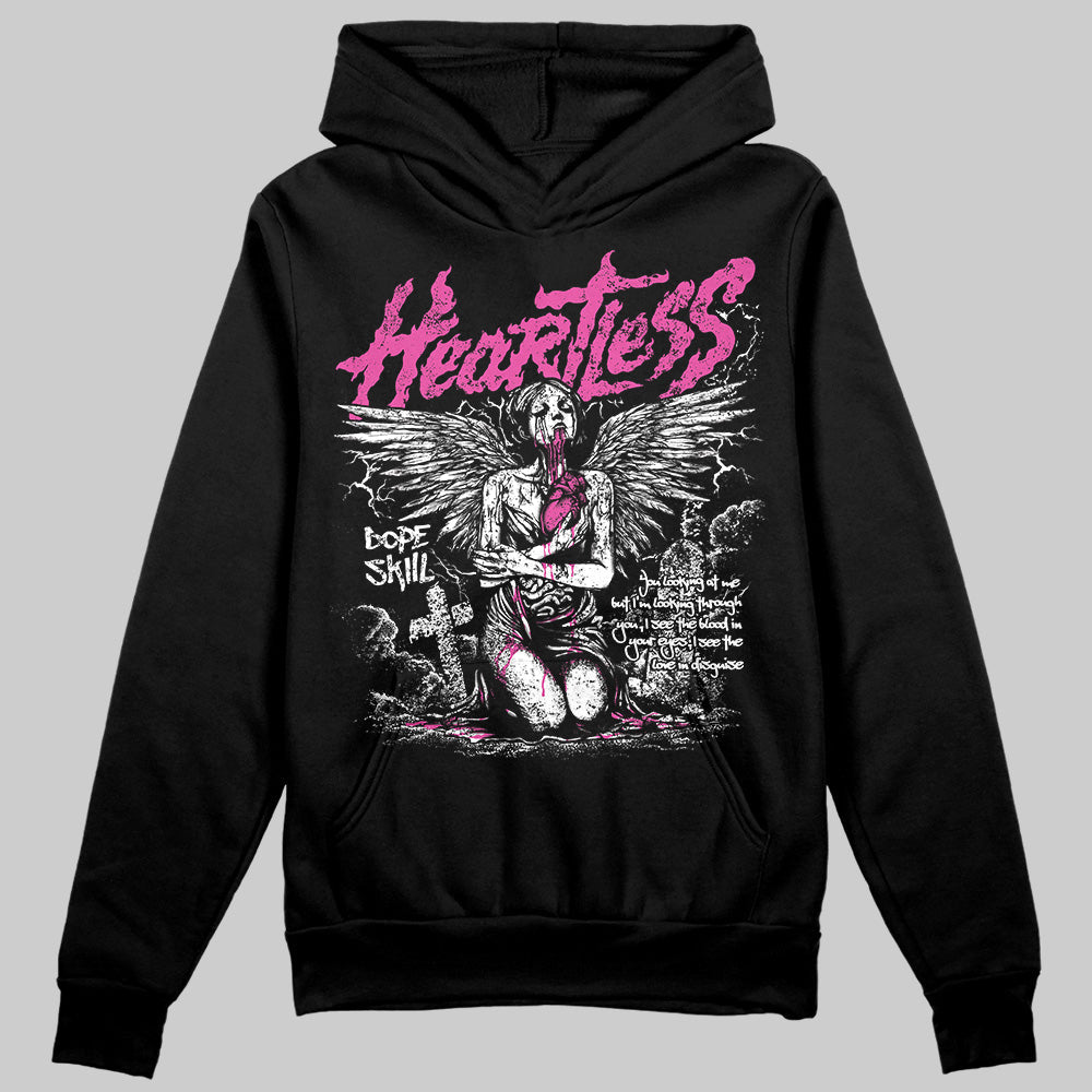 Dunk Active Fuchsia DopeSkill Hoodie Sweatshirt Heartless Graphic