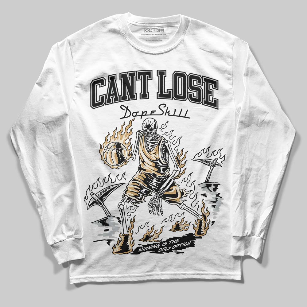 Reverse Metallic 5s DopeSkill Long Sleeve T-Shirt Cant Lose Graphic
